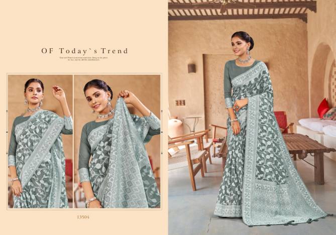 Saroj Sananda 1 Fancy New Exclusive Wear Soft Cotton Saree Collection